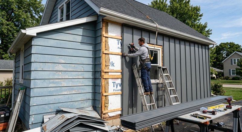 Metal Siding Installation