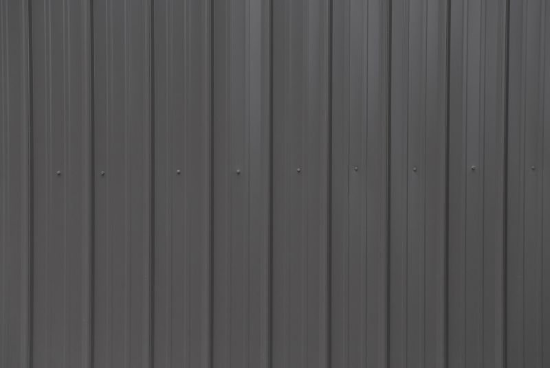 Close-up of Metal Siding Panels